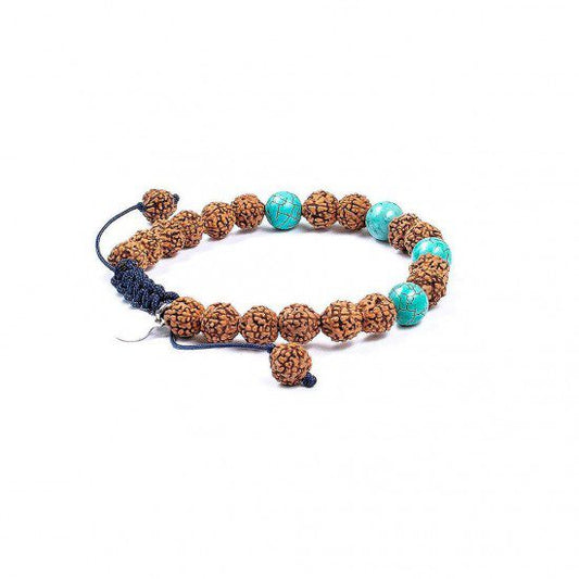 Pulsera Los Sueños se Hacen Realidad · Turquesa natural – detalle