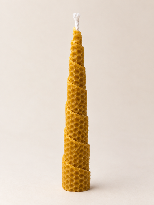 Vela de Miel · Cera de abeja natural
