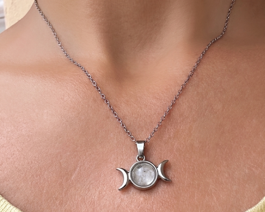 Colgante TRIPLE LUNA