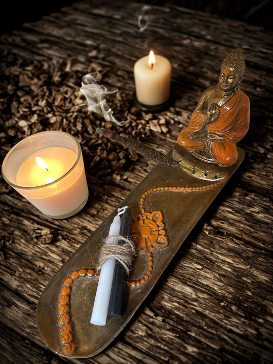 🖤 Velas intencionadas de Protección Luz y Sombra