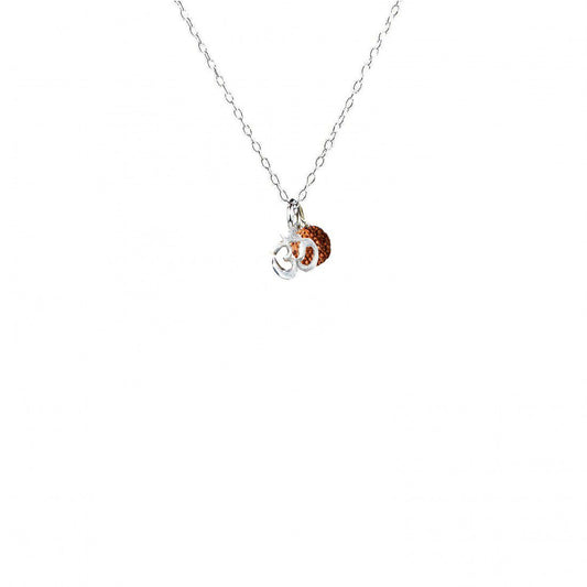 Collar Paz y Armonía · Rudraksha y plata