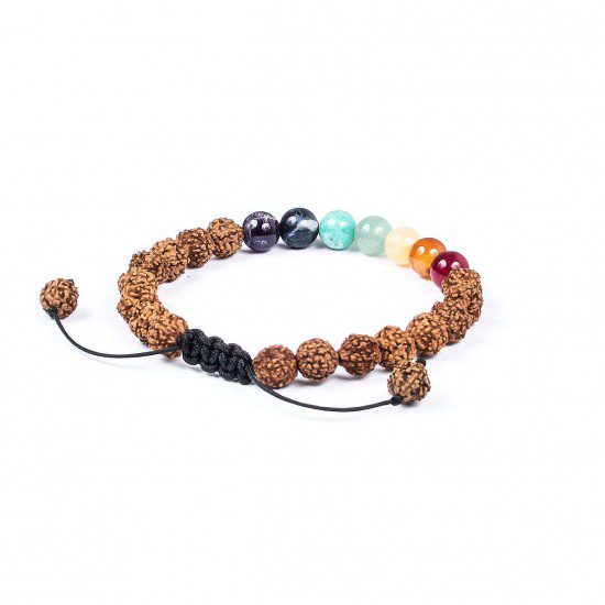 Pulsera 7 Chakras Unisex · Piedras naturales – detalle