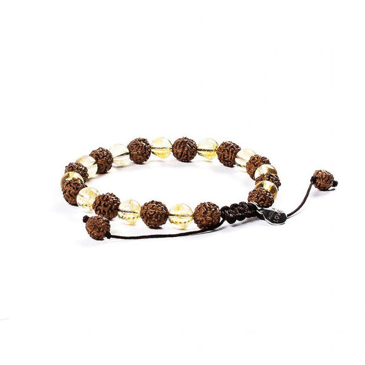 Pulsera Abundancia Consciente · Citrino – detalle