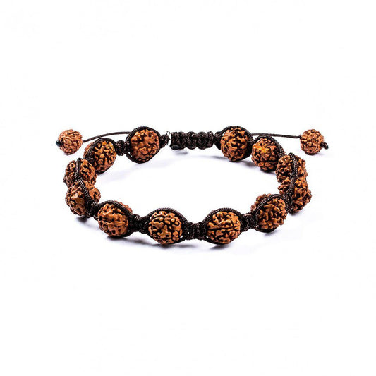 Pulsera contra Karma Negativo · Rudraksha 5 Mukhi