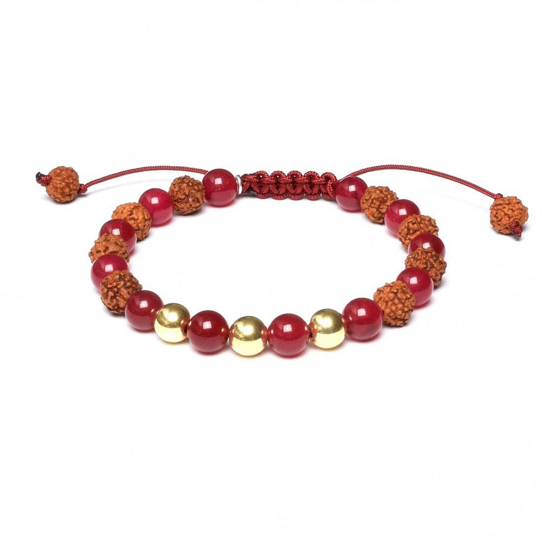 Pulsera contra Vampiros Energéticos Hombre · Oro 14K
