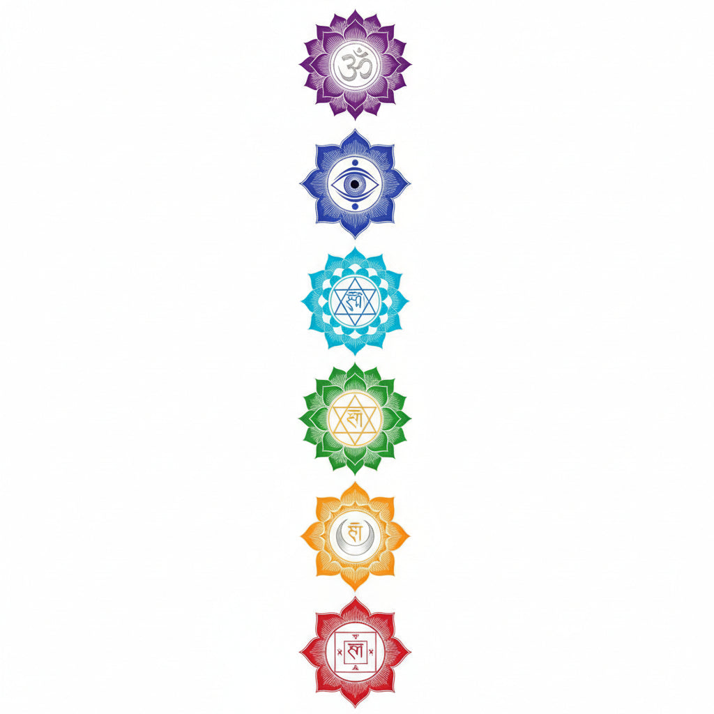 Pulsera 7 Chakras Personalizada · Nombre y fecha – detalle