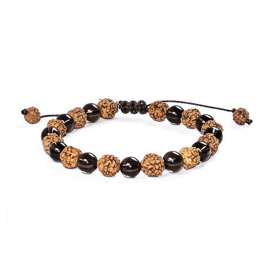 Pulsera de la Estabilidad · Cuarzo ahumado