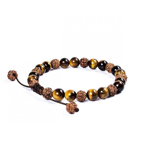 Pulsera de la Suerte · Ojo de tigre – detalle