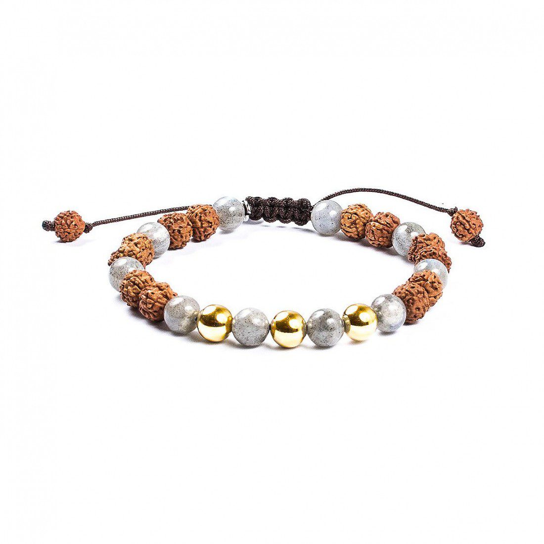 Pulsera Poder Personal Oro 14K · Labradorita