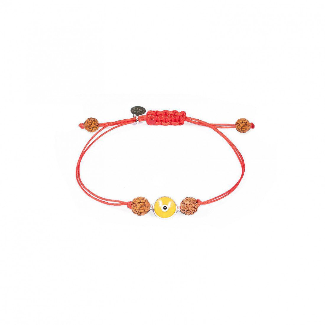 Pulsera Energía y Vitalidad · Ojo turco amarillo
