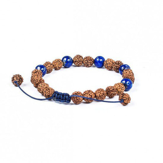Pulsera Éxito Profesional Hombre · Lapislázuli – detalle