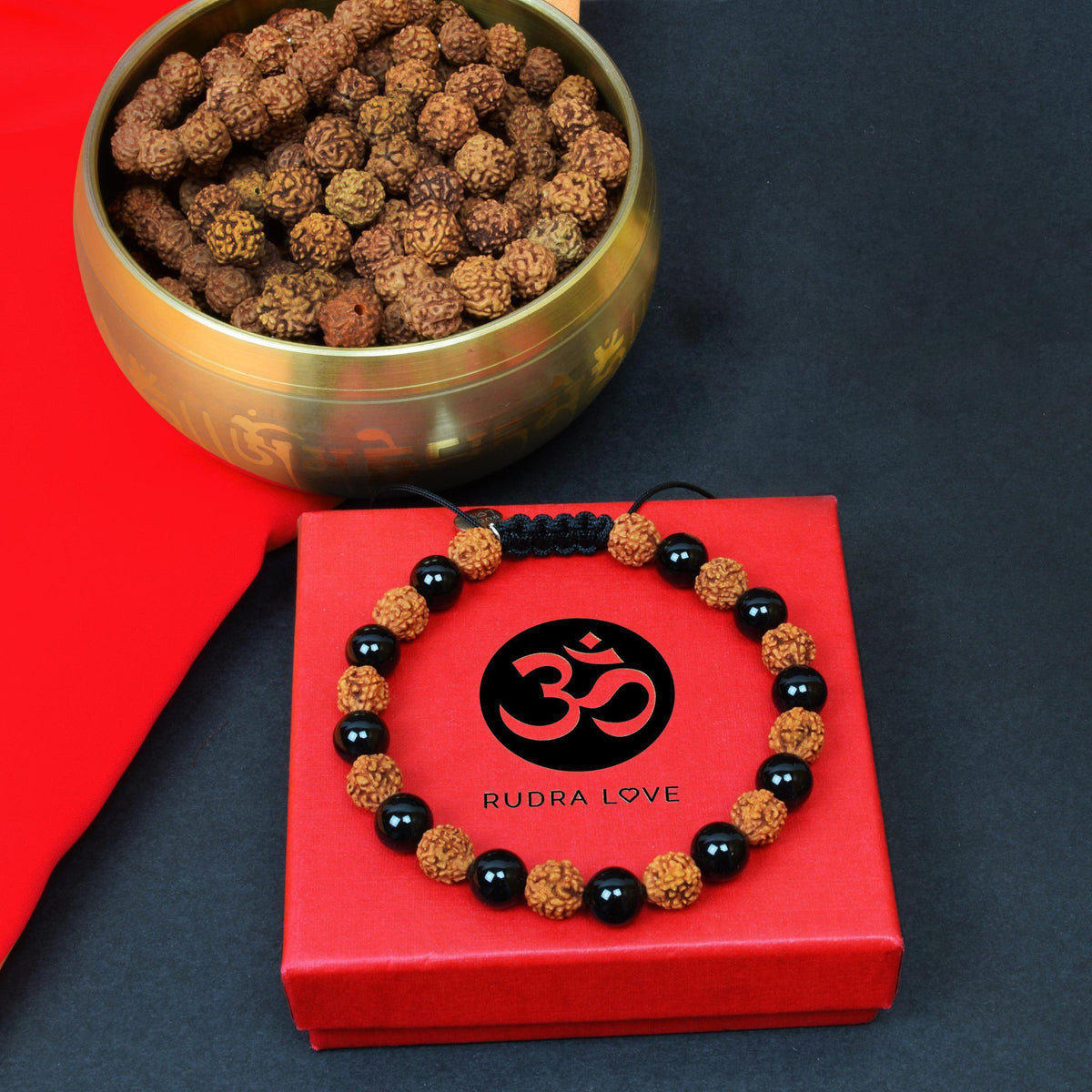 Pulsera Guardián Consciente · Turmalina negra – detalle