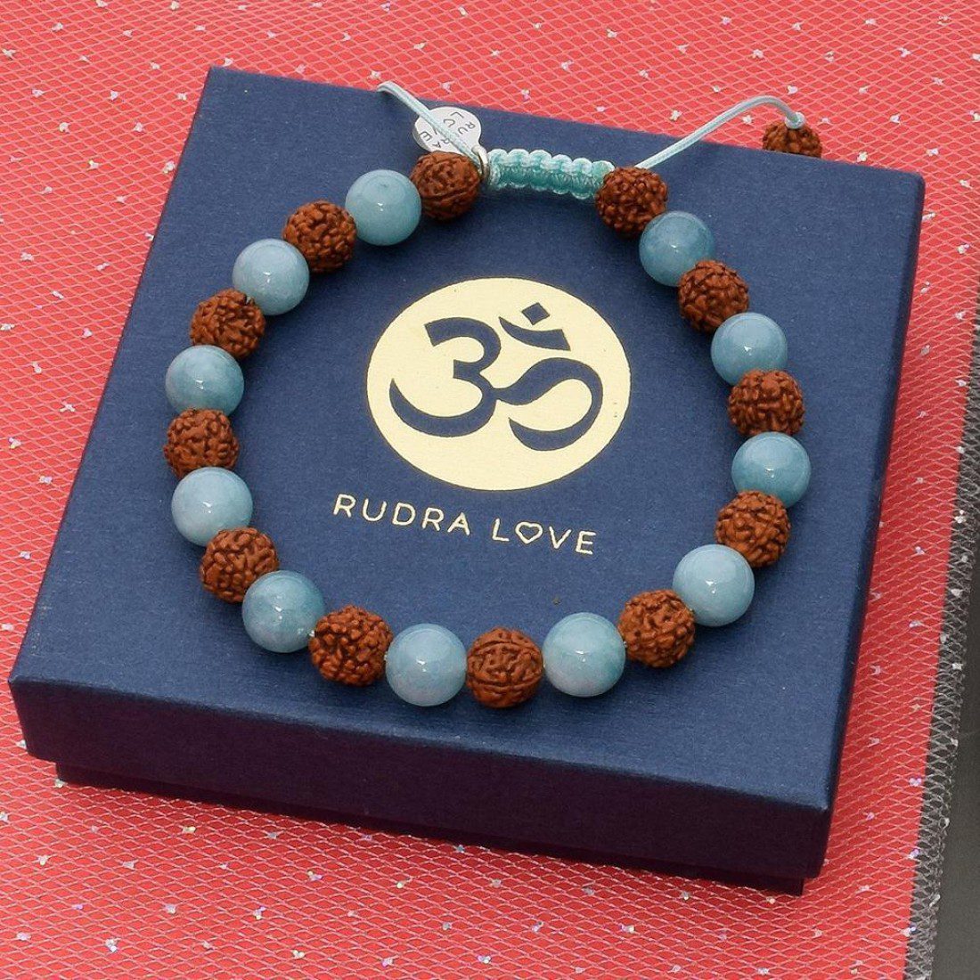 Pulsera Guardiana · Calcedonia – detalle