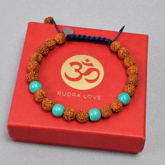 Pulsera Los Sueños se Hacen Realidad · Turquesa natural – detalle