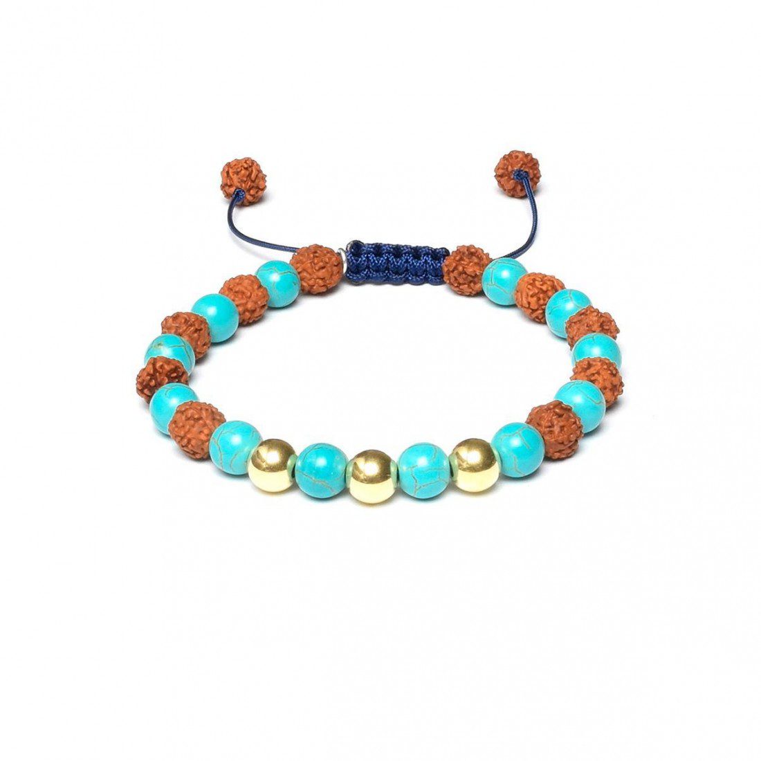 Pulsera Los Sueños Oro 14K · Turquesa