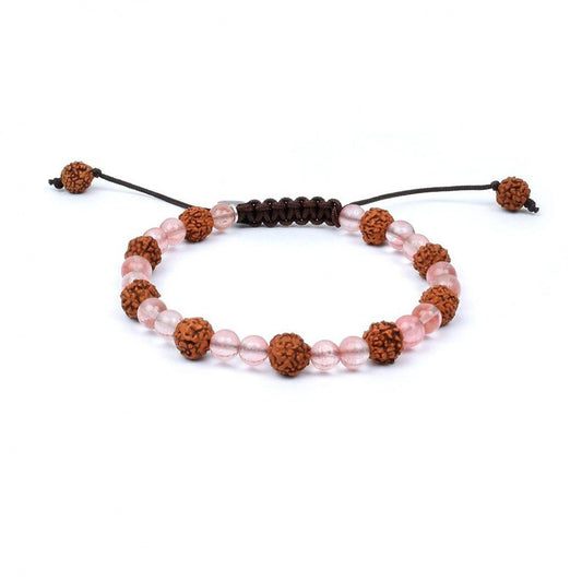 Pulsera Magnetismo Consciente · Cuarzo rosa