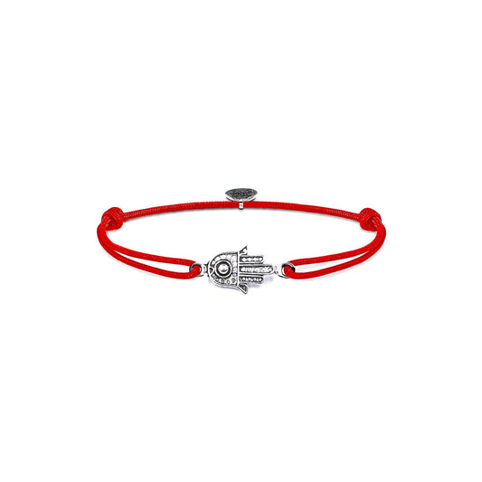 Pulsera Mano de Fátima · Rudraksha – detalle