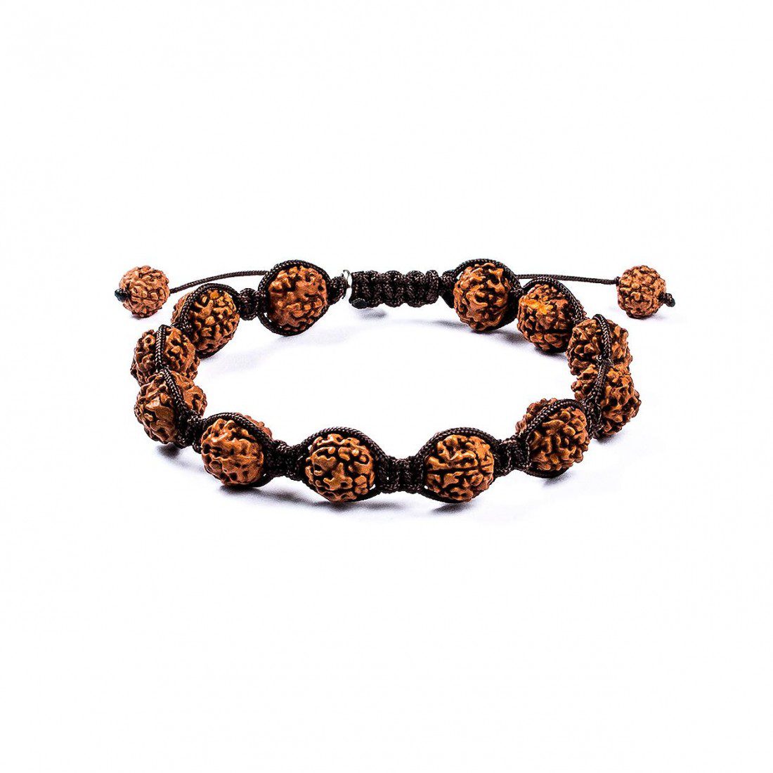 Pulsera Nuevo Comienzo · Rudraksha 5 caras
