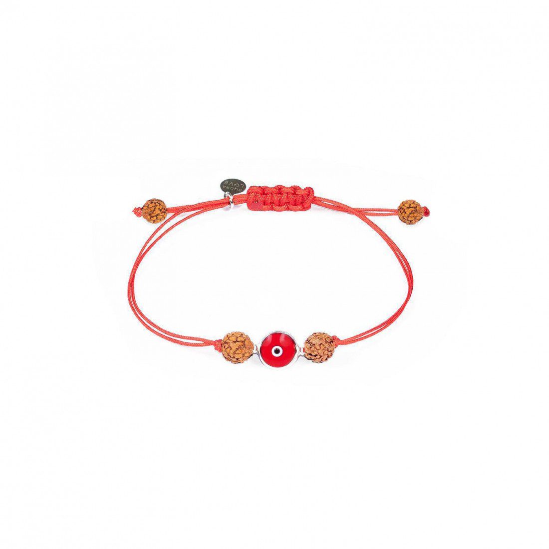 Pulsera Protección del Amor · Ojo turco rojo