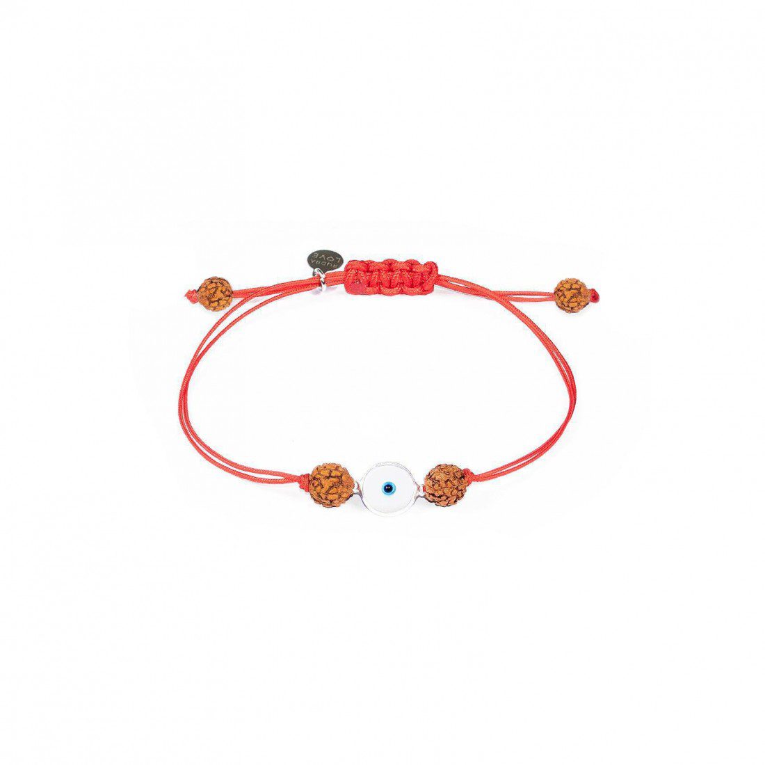 Pulsera Purificación · Ojo turco blanco