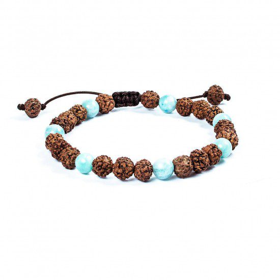 Pulsera Serenidad · Aguamarina