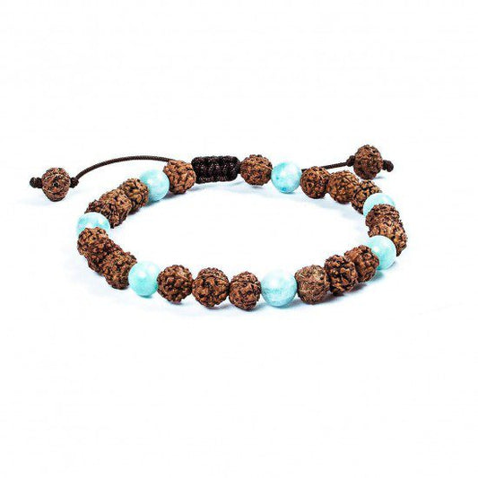 Pulsera Serenidad · Aguamarina