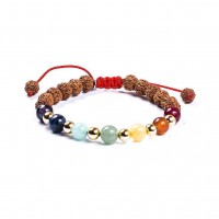 Pulsera 7 Chakras - Oro 14K