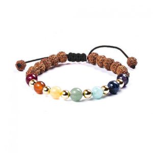 Pulsera Hombre 7 Chakras - Oro 14K